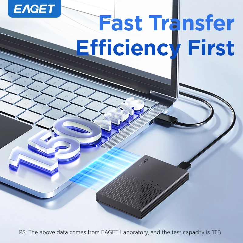 Eaget G30 Portable External Hard Disk Drive 250G 320G 1TB External HDD 5Gbps SATA PHDD for MacBook Dell Laptop PS4 PS5