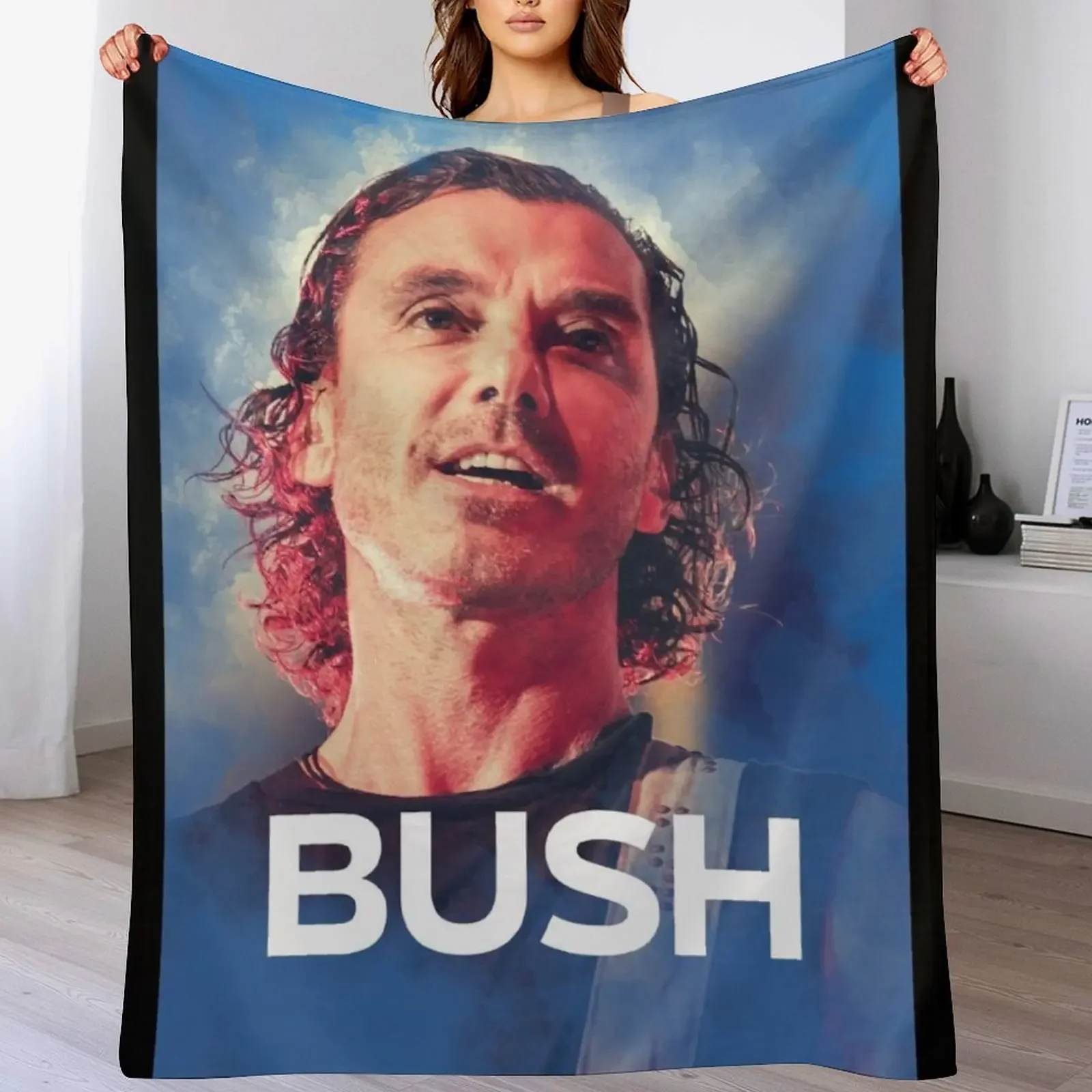 BUSH ROCK BAND Fan Tour live Edition Throw Blanket manga Thermals For Travel Blankets