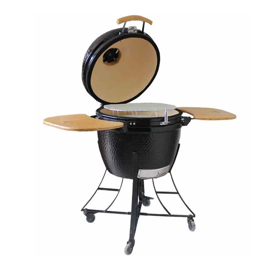 TB-24 Inch the Egg Shaped Design BBQ Grill  Outdoor Kitchen Garden BBQ Ceramic Charcoal Grill