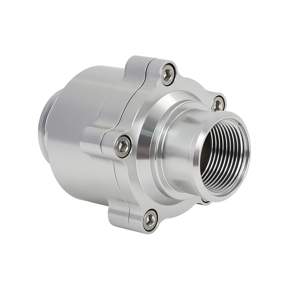 Aluminium-Silber-Inline-Thermostatgehäuse & Bypass-Sensoranschluss für 1-1/2' Schlauch 1,5' -16 mit einem 180°-Anschluss ° Thermostat – Detail 13