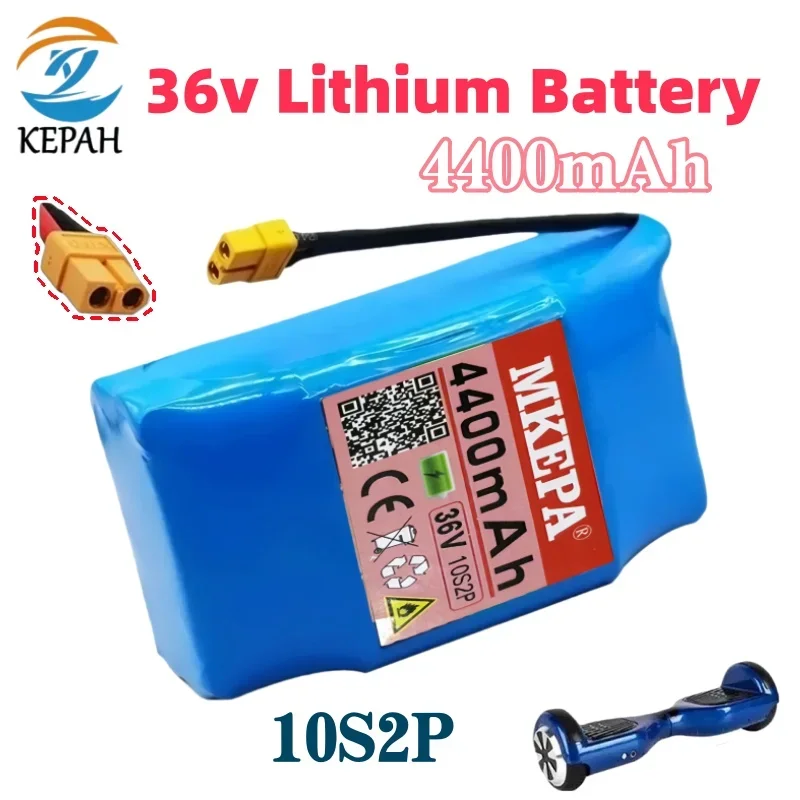 

36V 10S2P Universal Lithium Battery | 4000mAh for Self-balancing Scooter/HoverBoard/Unicycle, 800+ Charge Cycles