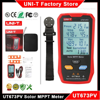 UNI-T UT673PV Photovoltaic Solar Tracker Maximum Power Tester Photovoltaic Panels Tracker Pmax Vmp Lmp Voc Lsc Multi Tester