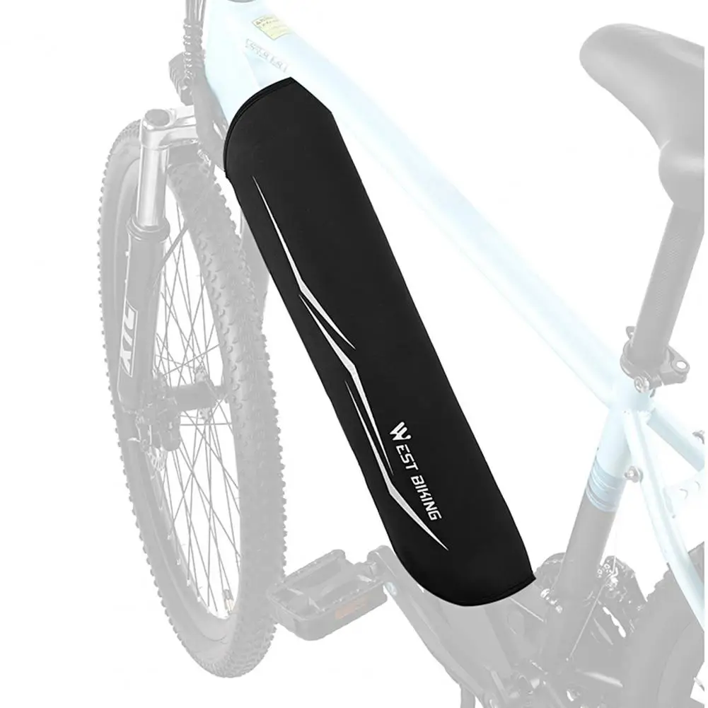 Ebike Battery Cover Reflective Anti UV Washable Black Fastener Tape Bicycle Frame Cover Electric Bike Accessories