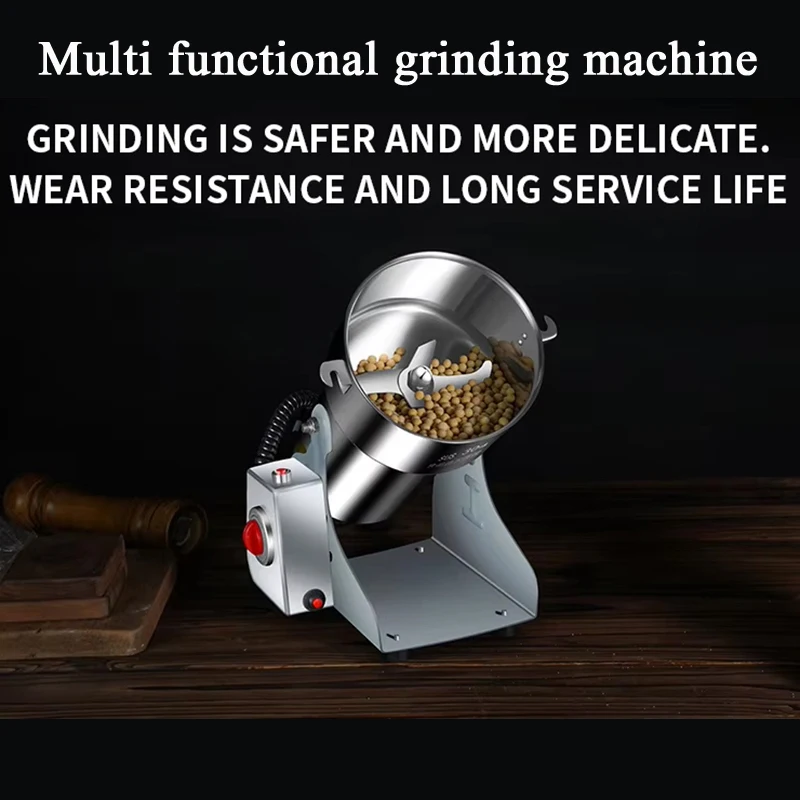 

PBOBP Big Capacity 750G/1000G/2500G Herb Grinder Coffee Machine Grain Spices Mill Medicine Wheat Mixer Dry Food Grinder