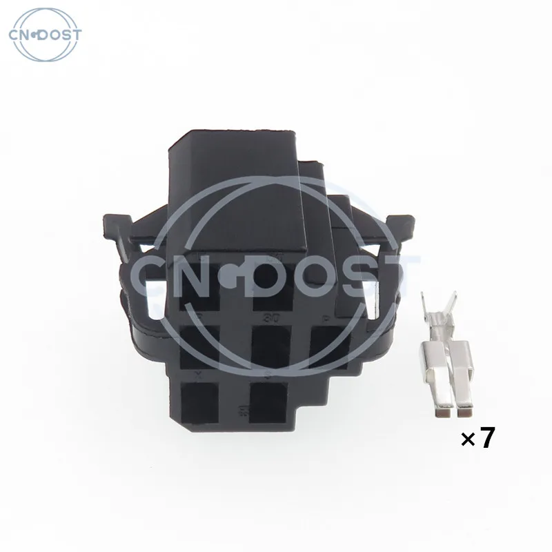 

1 Set 7 Pin Automotive Electrical Cable Plug AC Assembly Car Wiring Harness Terminal Wire Connector With Pins