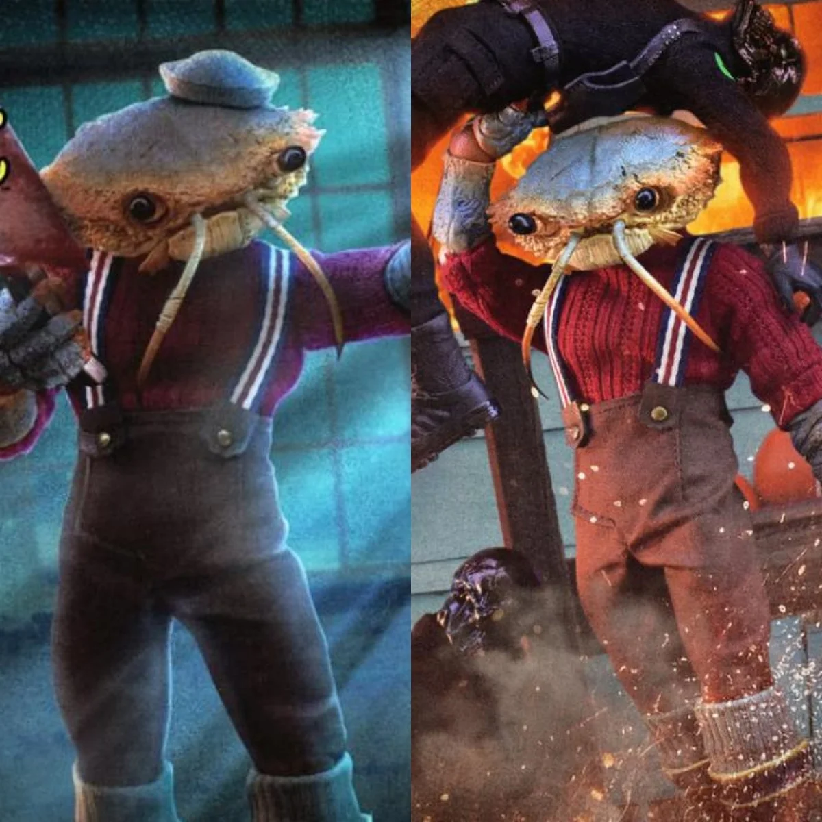 

Mezco 1/12 Scale Classic Combating Crab Brawler Crab Louie Collectible Delicated Full Set 6inch Action Figure Model Toys For Fan