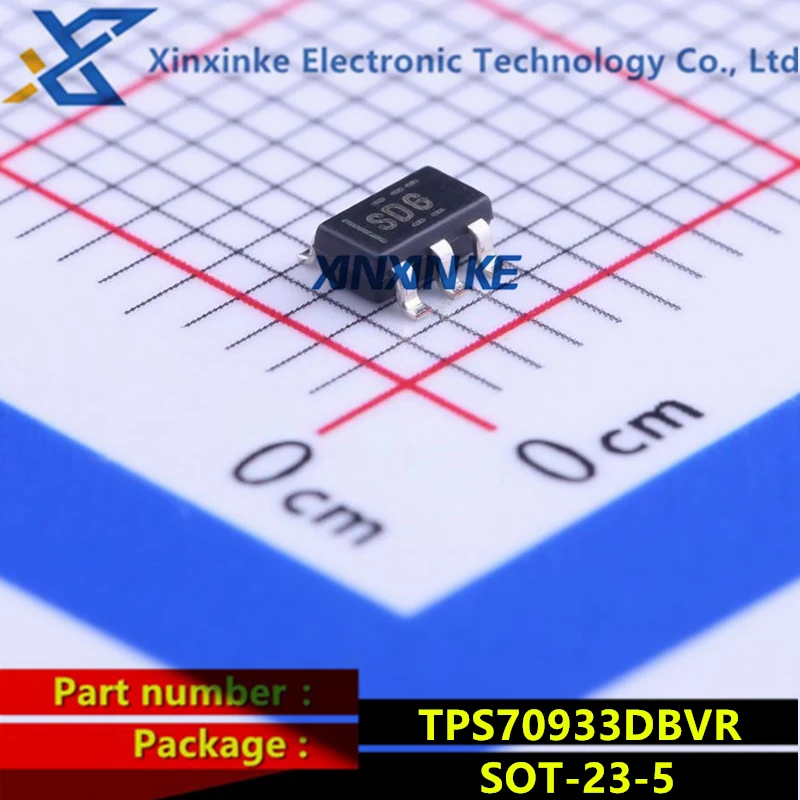 20PCS TPS70933DBVR Mark:SDG SOT-23-5 LDO Voltage Regulators 150mA 30V Ultra-Lo IQ Wd Input LDO Reg Power Management ICs