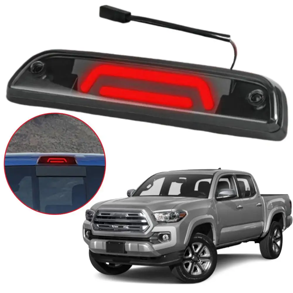 

LED Smoke Third 3rd Brake Light High Mount Brake Stop Taillight Cargo Light For Toyota 1995-2016 81570-04030 81571-04010 G6C4