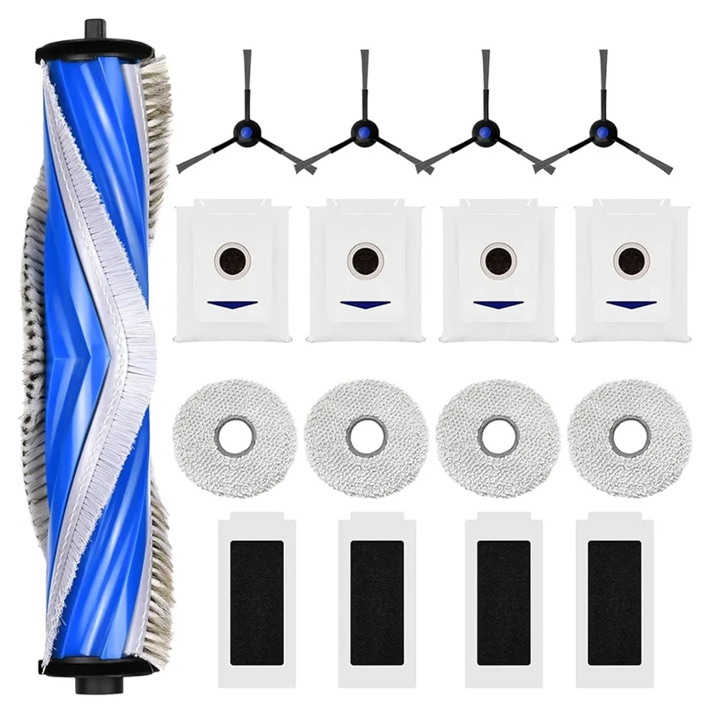 ABBK-Для Ecovacs Deebot T30 Pro Omni/T30 Omni Робот-пылесос Основная боковая щетка Hepa-фильтр Швабра Ткань Мешок для пыли Аксессуары