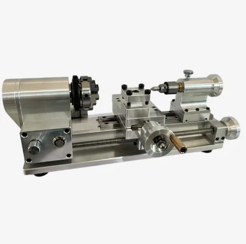 Variable Speed Mini Lathe 100-2500RPM for Wood Metal Working Bench Jewelry Polishing 110V 220V Power DIY Tool