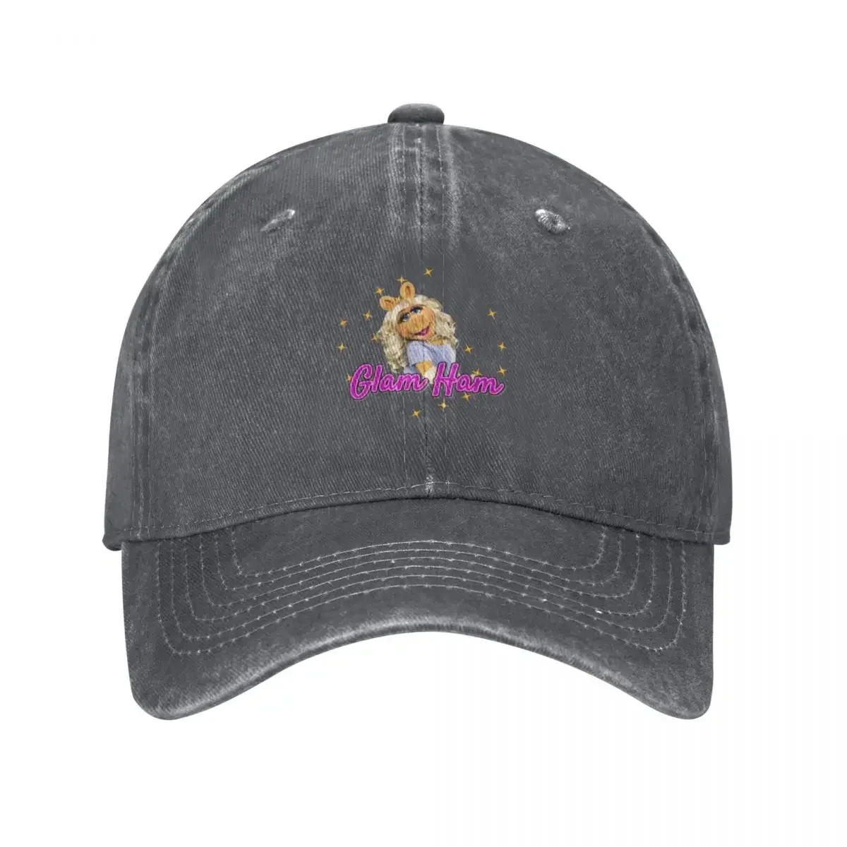

Glam Ham Miss Piggy Baseball Cap Anime Wild Ball Hat New In Hat fishing hat For Women Men's