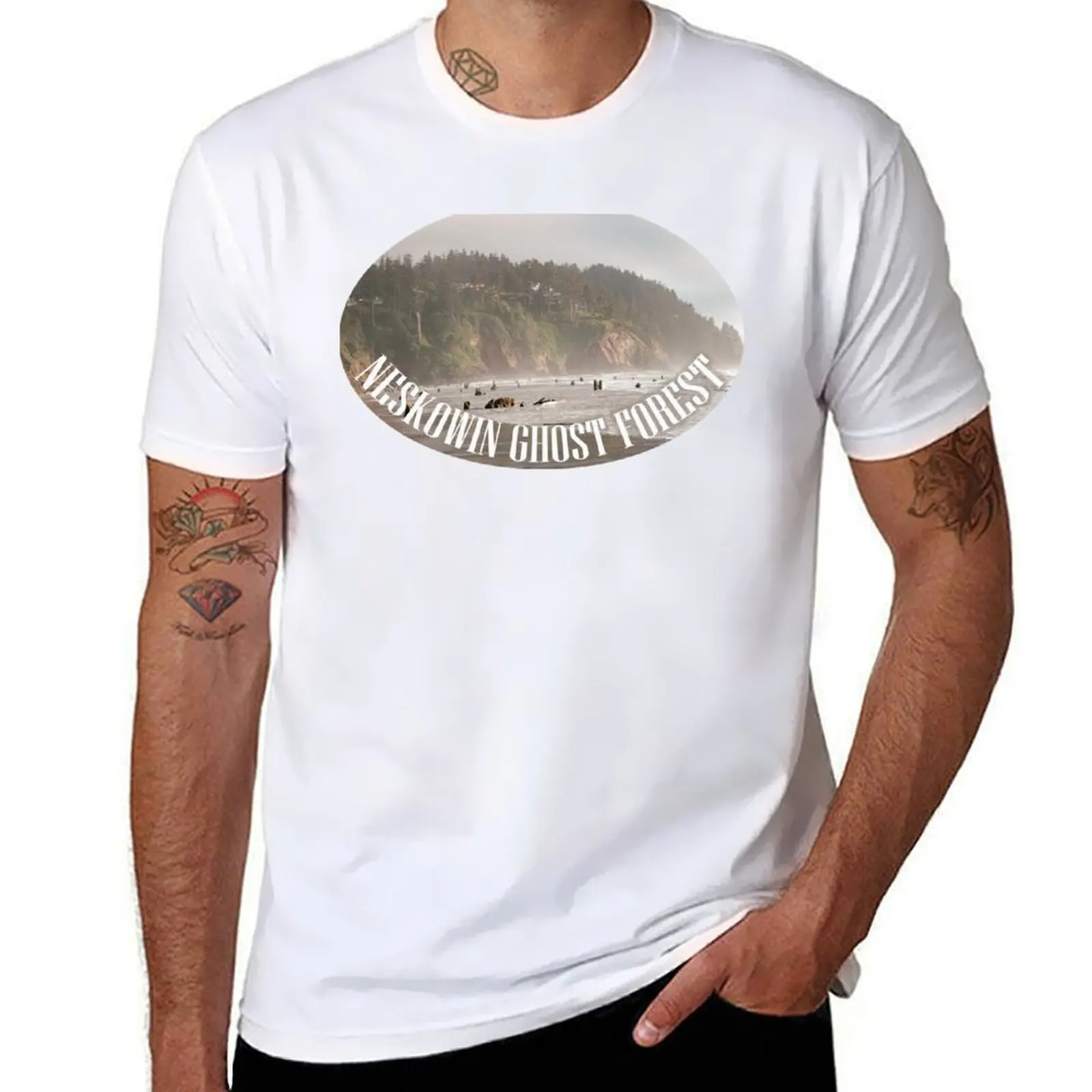 

Ghost Forest / Neskowin, Oregon T-Shirt g man t shirts for men funny t shirts dark humor T-Shirt