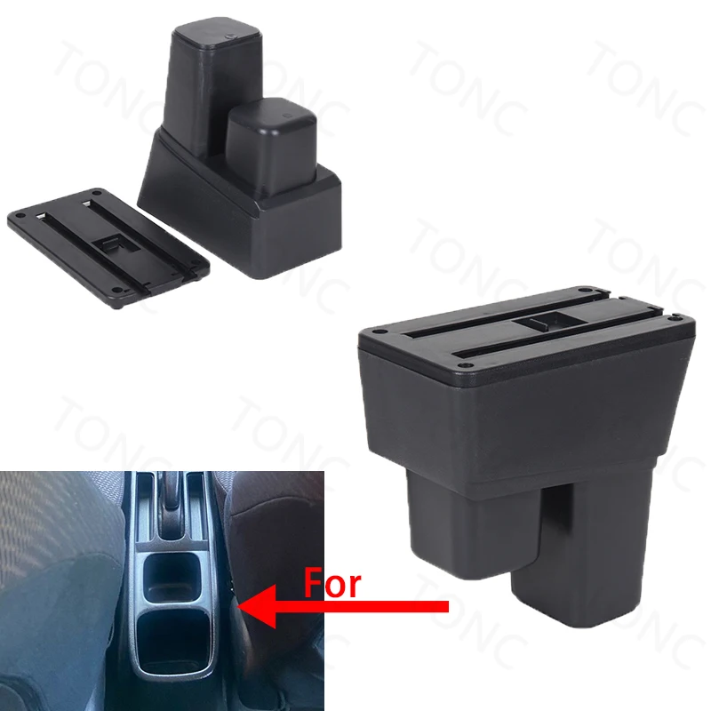 For Honda Fit Armrest For Honda Fit Jazz 2 Car Armrest Box 2008 2009 2010 2011 2012 2013 Arm Storage Box car Accessories