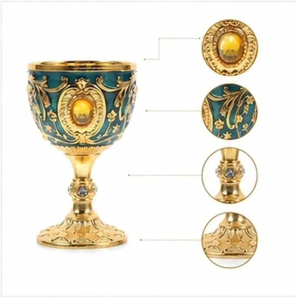 Shot Cups Vintage Whiskey Drinking Halloween Christmas New Year Ceremonial Cup Ceremonial Goblet Buddhist Offering Cup