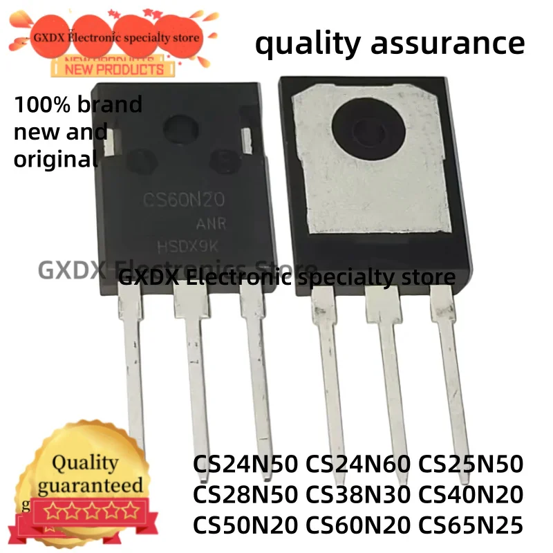 5PCS/ 100% brand new original  CS24N50 CS24N60 CS25N50 CS28N50 CS38N30 CS40N20 CS50N20 CS60N20 CS65N25 TO-3P