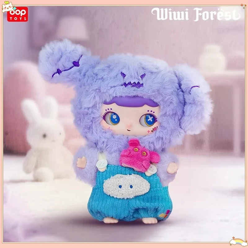 جديد Wiwi Forest Secret World Series الفينيل القطيفة صندوق أعمى لطيف سطح المكتب الديكور على ظهره قلادة العنصر العصري مفاجأة هدية