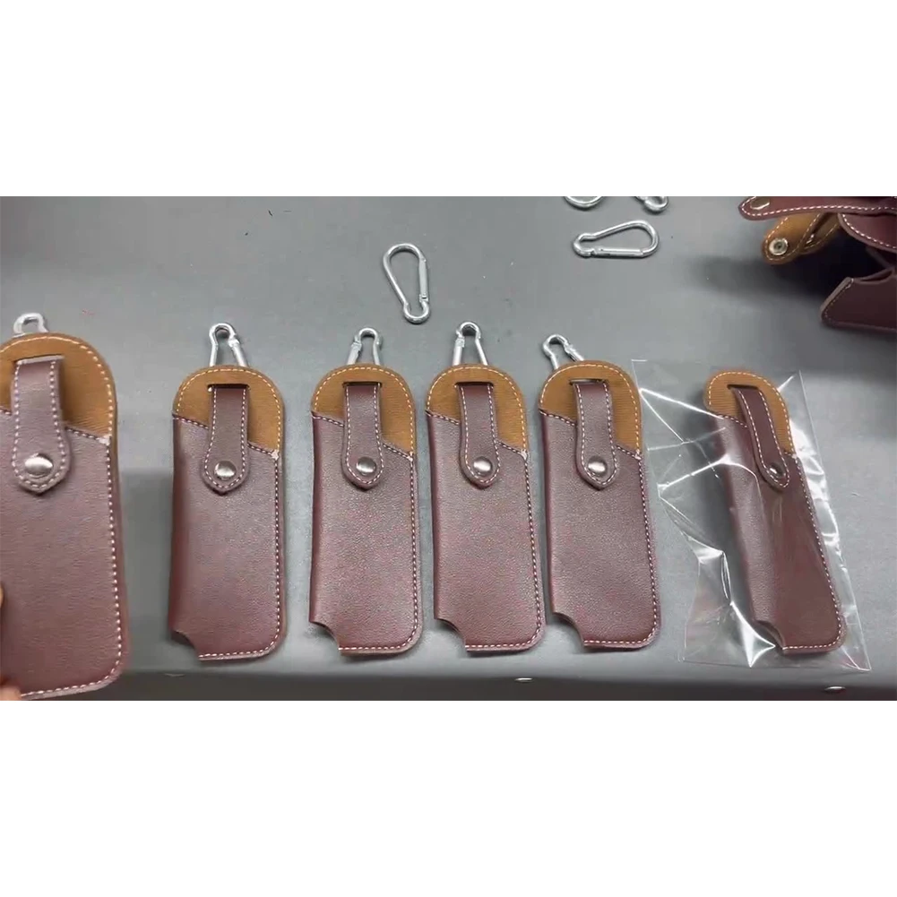 Camping Activities Brown Hammer Holder Stylish Outdoor Accessory Briefcase Portable Waist Holster Dimensions 17*9cm