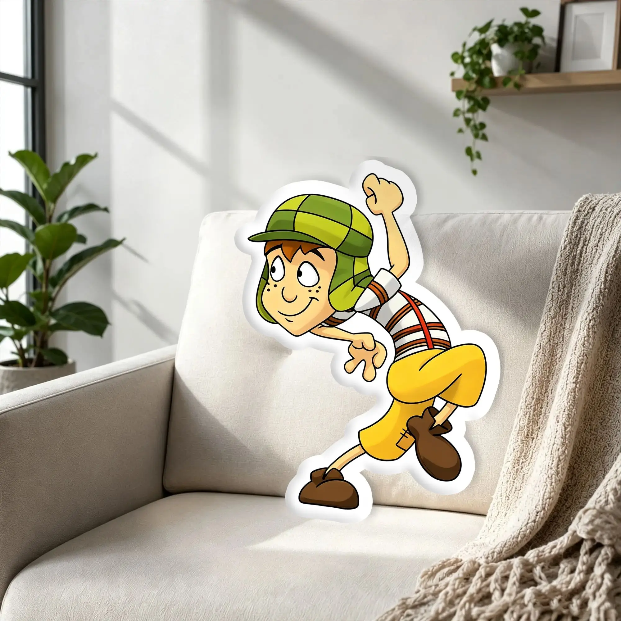 El Chavo Del Ocho Cushion Pillow Cartoon Dennis the Menace Soft Pillows and Funny Cushion for Bedroom Bed Unique and Fun Gift