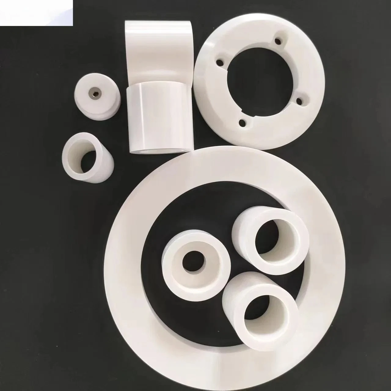 

10pcs Alumina ceramic male and female sleeves, high temperature resistant ceramic sleeves, insulating washers
