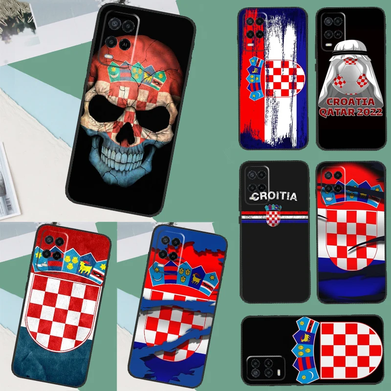 Croatia flag Case For OPPO A74 A94 A54 A17 A57 A77 A5 A9 A53 S A15 A16 A76 A96 A52 A72 A58 A78 A98 Coque