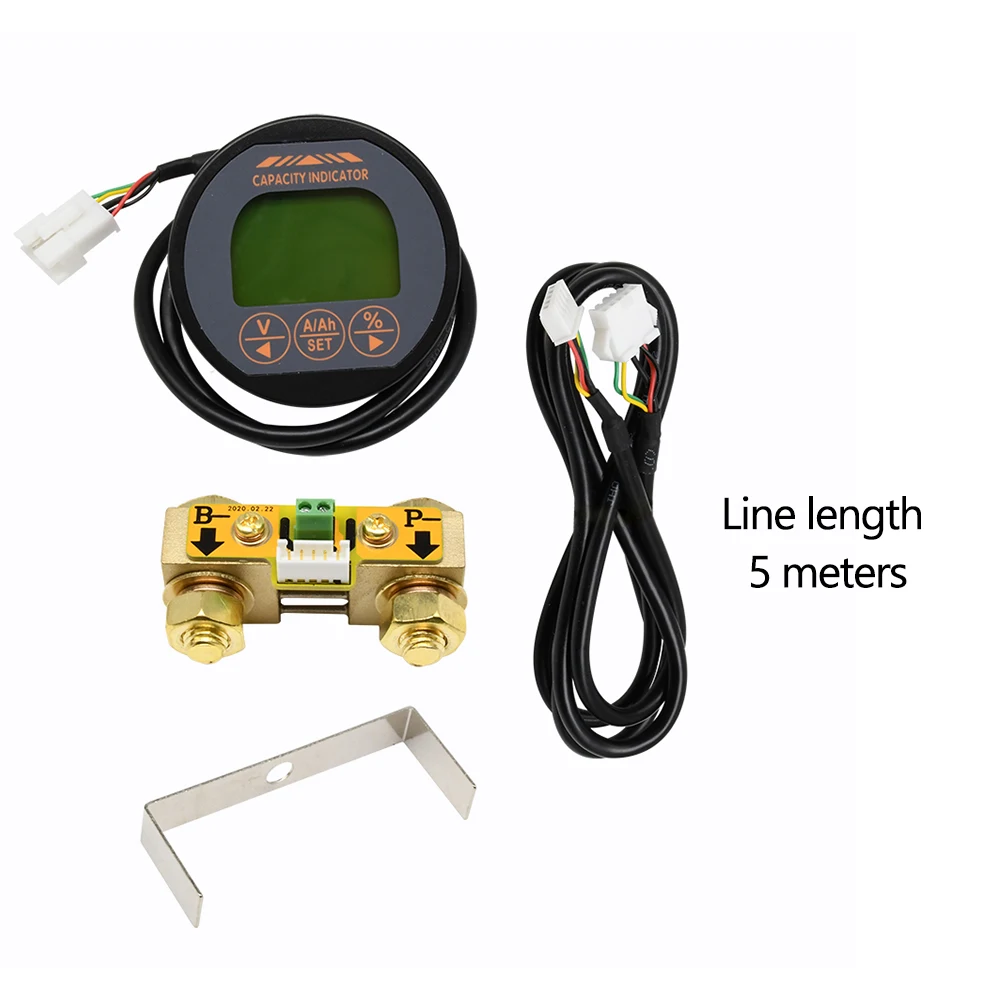 TR16 80V 350A Battery Capacity Monitor for Electric Vehicle Coulomb Counter Meter Lithium Lipo Lifepo4 Power Indicator