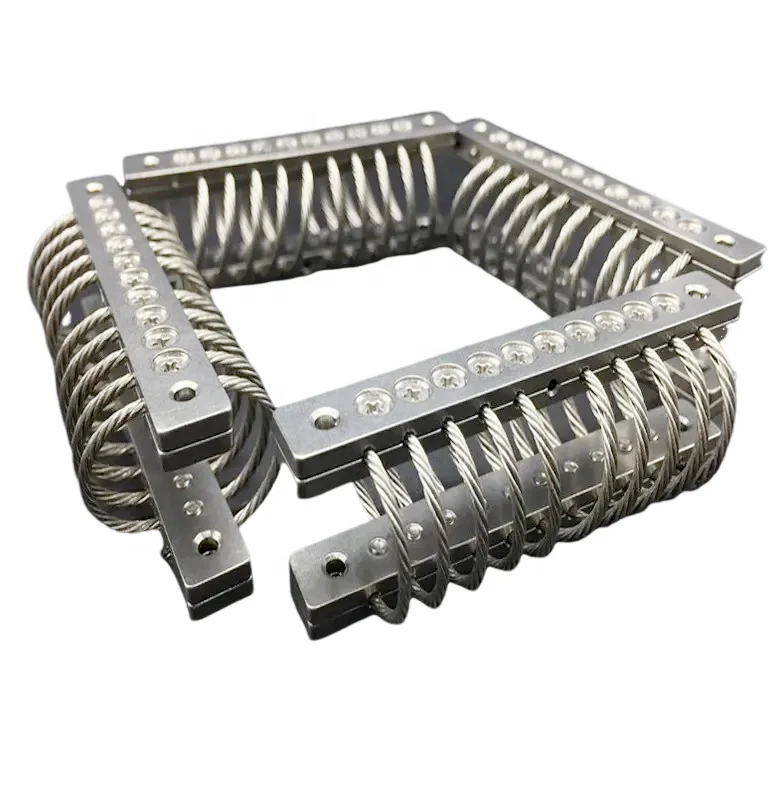 Shock การสั่นสะเทือนฉนวนกันความร้อน Marine Rail ขีปนาวุธ Energy Shiphuilding JGX-2228D-550B สแตนเลส Helical Isolator