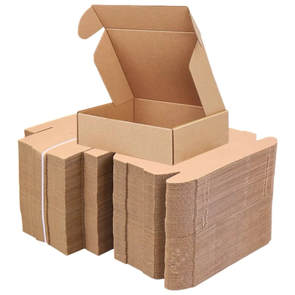 10PCS Corrugated Paper Boxes Courier Box for Gift Express Boxes for Shipping, Packing and Moving
