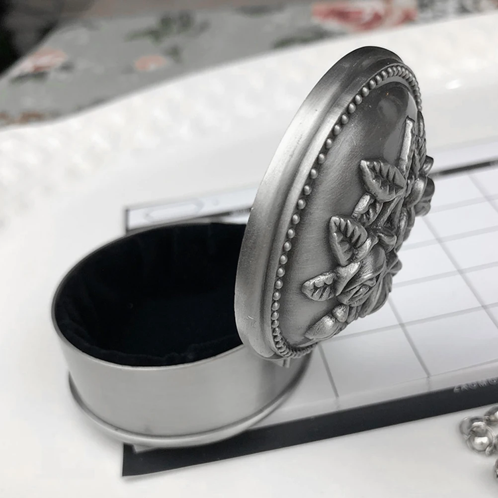 

Vintage Jewelry Box Bracelet Storage Container Tinket Pocket Necklace Organizer Precious