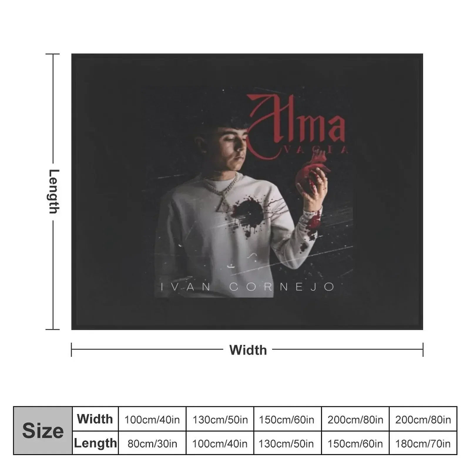 Ivan Cornejo alma vacia lovers Throw Blanket Cute Summer Bed Fashionable Luxury St Blankets