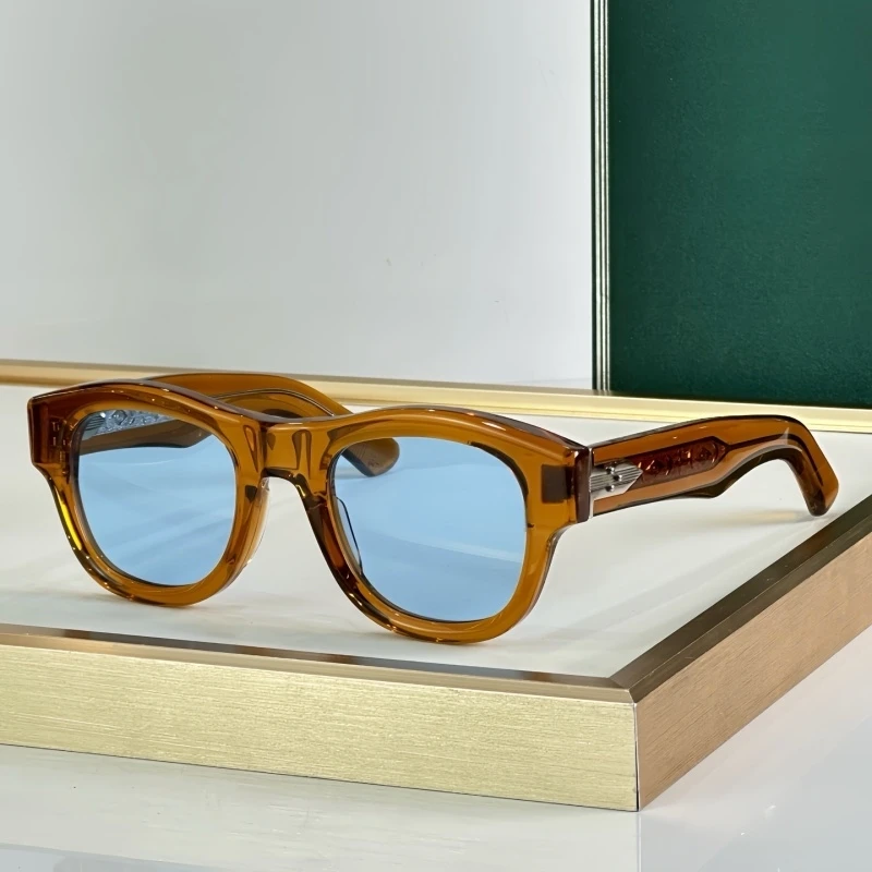 Polarized Sunglasses CAAN Thick Acetate Oval Popular Women Men Sunglasses Luxury Brand Vintage Retro Outdoor Eyewear Shades
