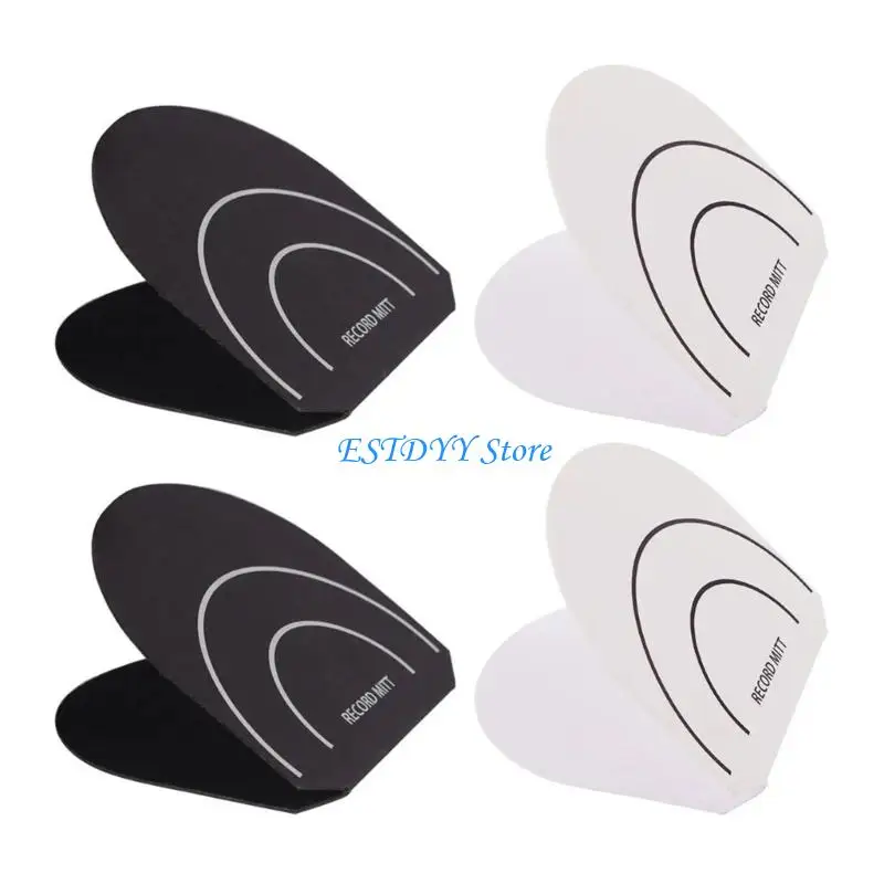 G6DE Vinyls Record Clip Disc Cleaning Pad for Easy Handling Enduring
