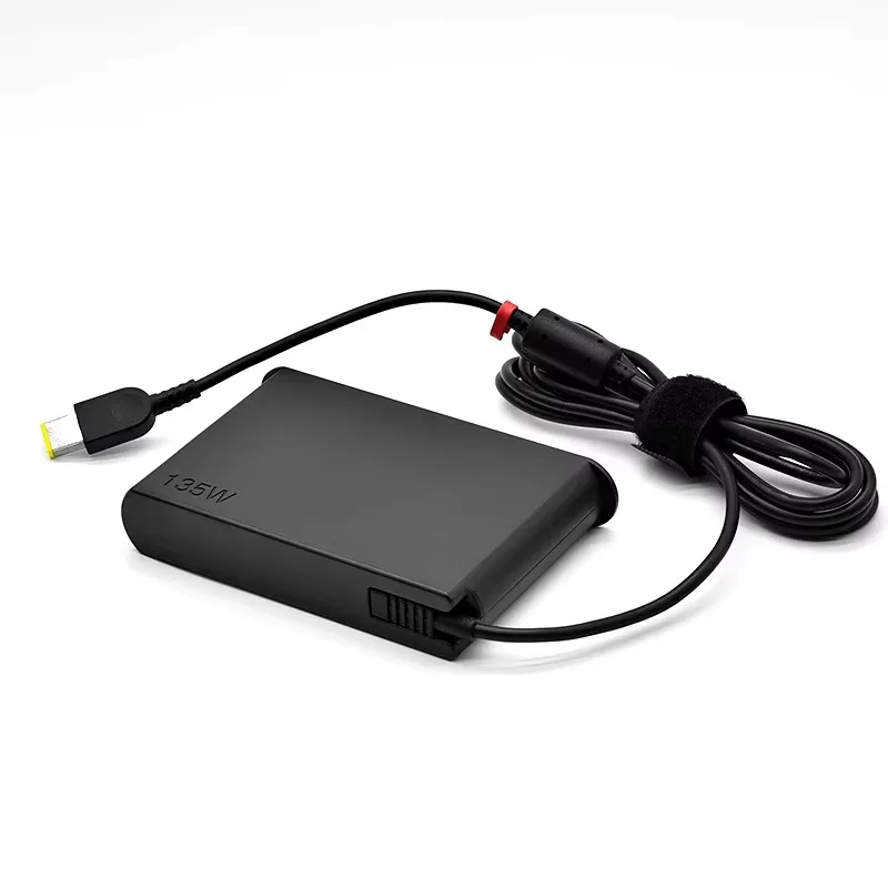 

Подходит для адаптера питания для ноутбука Lenovo 135 Вт, квадратный порт 20V6.75A с игольчатым зарядным устройством для ноутбука