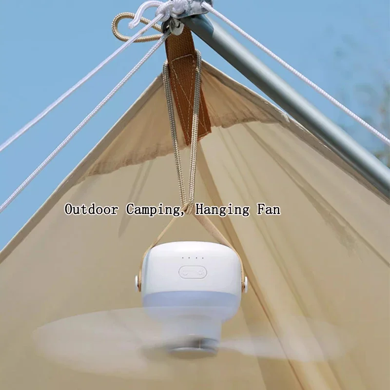 مروحة سقف بمروحة كهربائية، مروحة صغيرة عنبر، سقف ناموسية، إطار مثلث لسطح المكتب، ضوء ليلي قابل للتعديل