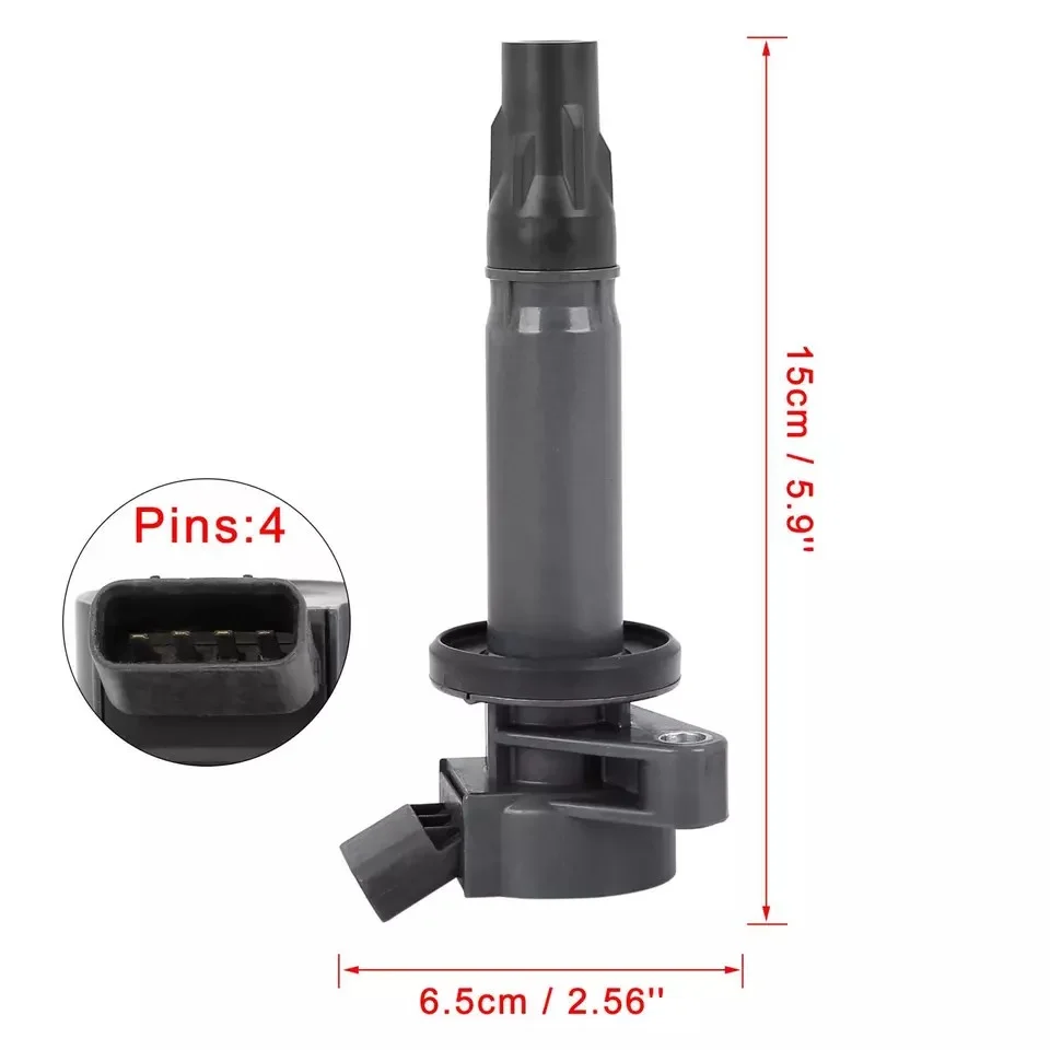 1/4pcs High Quality Ignition Coil for Hijet Atrai Cargo S320 S321 S331 19500-B2010 B2030 19500B2030SET-001VV FREE SHIPPING