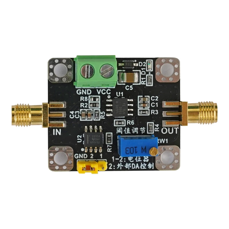 TLV3501 Module High-speed Voltage Hysteresis Comparator Programmable/manual Threshold Adjustment Sine to Square Wave