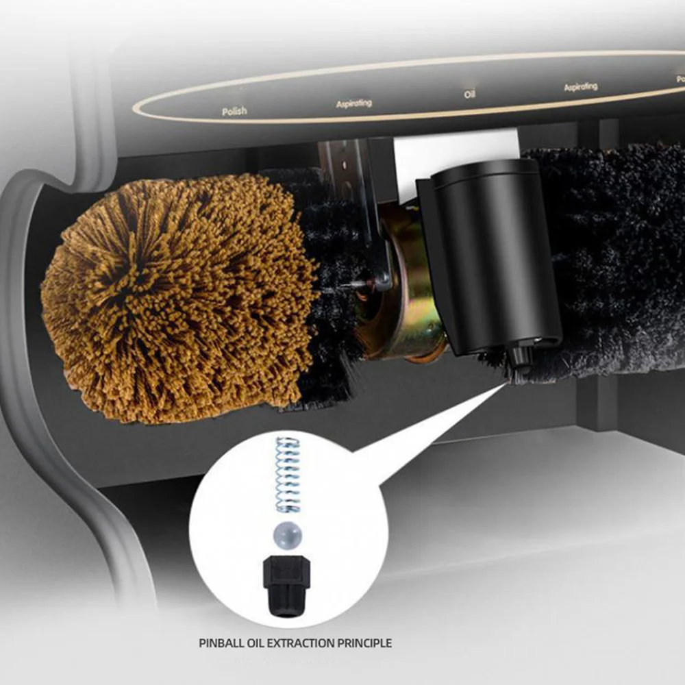 Machine de nettoyage de chaussures à Induction automatique, polisseuse commerciale électrique pour chaussures en cuir, Pulisci Scarpe Elettrico