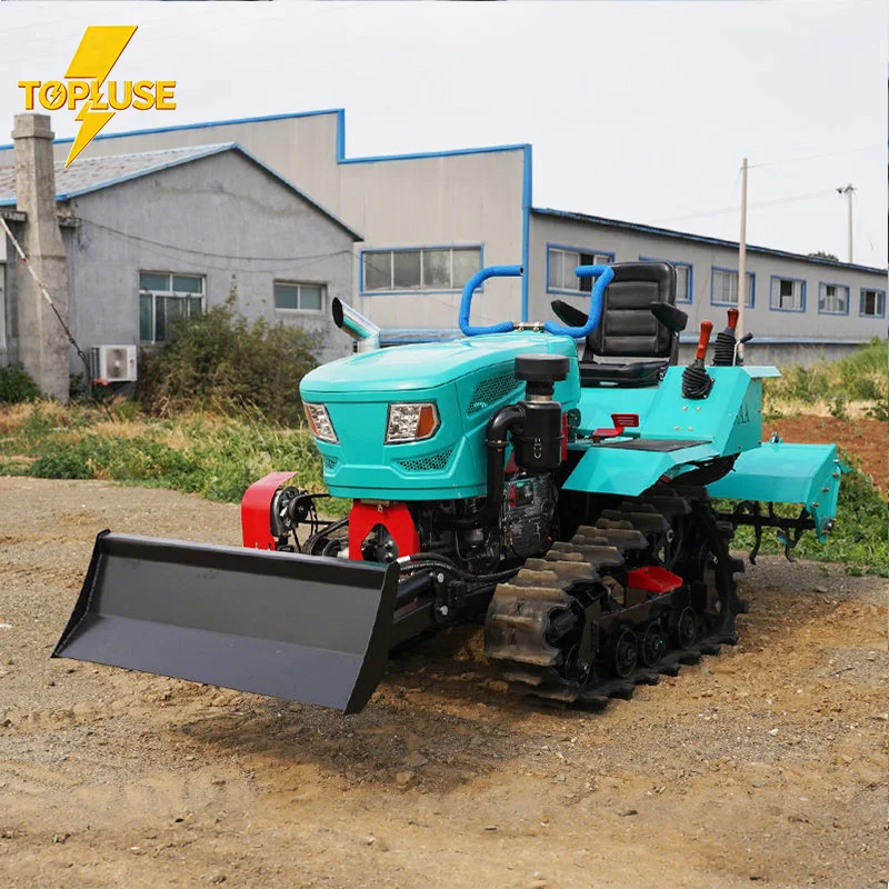 Customized Crawler Tractor 25HP 35HP Heavy Duty Orchard Mini Tractor EPA with Digger Approved Factory Wholesale Supply for Sale