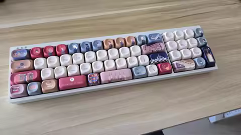 MMDKM40 Split40layout Mechanical Keyboard Kit Custom Wired Tri-mode Wireless Bluetooth 2.4G VIA CNC Anode Hot-swap 40% Keyboard