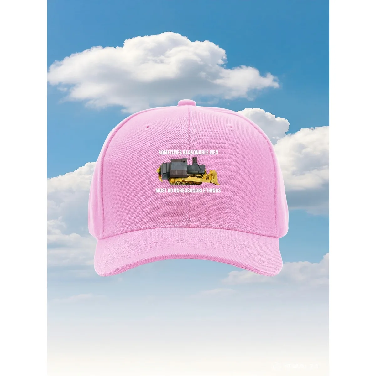 SOMETIMES REASONABLE HOMMES MUST INREASONABLE THINGS 2025 nouveau modèle de chapeau de camionneur avec une coupe réglable et un design imprimé amusant,