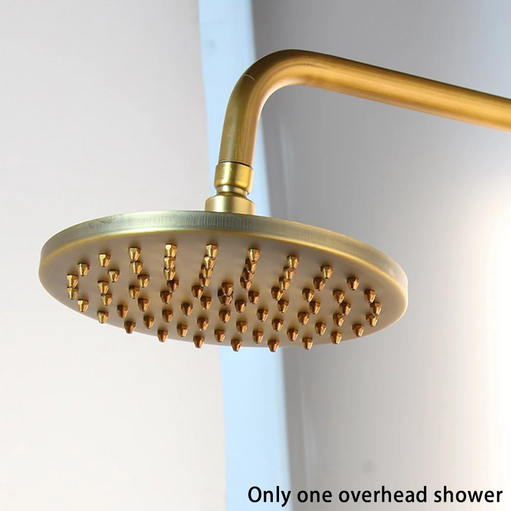 Upgrade Overhead Rainfall Shower Head High Pressure 360° adjustable Water Saving Shower Head Spray for Bathroom Accessories