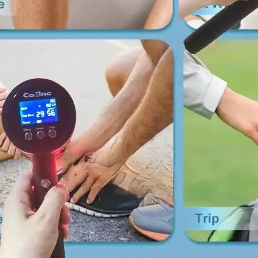 

HLKGO 650nm Infrared Laser Therapy - 3W 5W 8W Cold Laser Device for Meniscus Tear & Promote Regrowth