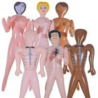 novelty pvc inflatable male female model simulator doll bachelorette prank gift adult party fun surprise gift decorative doll