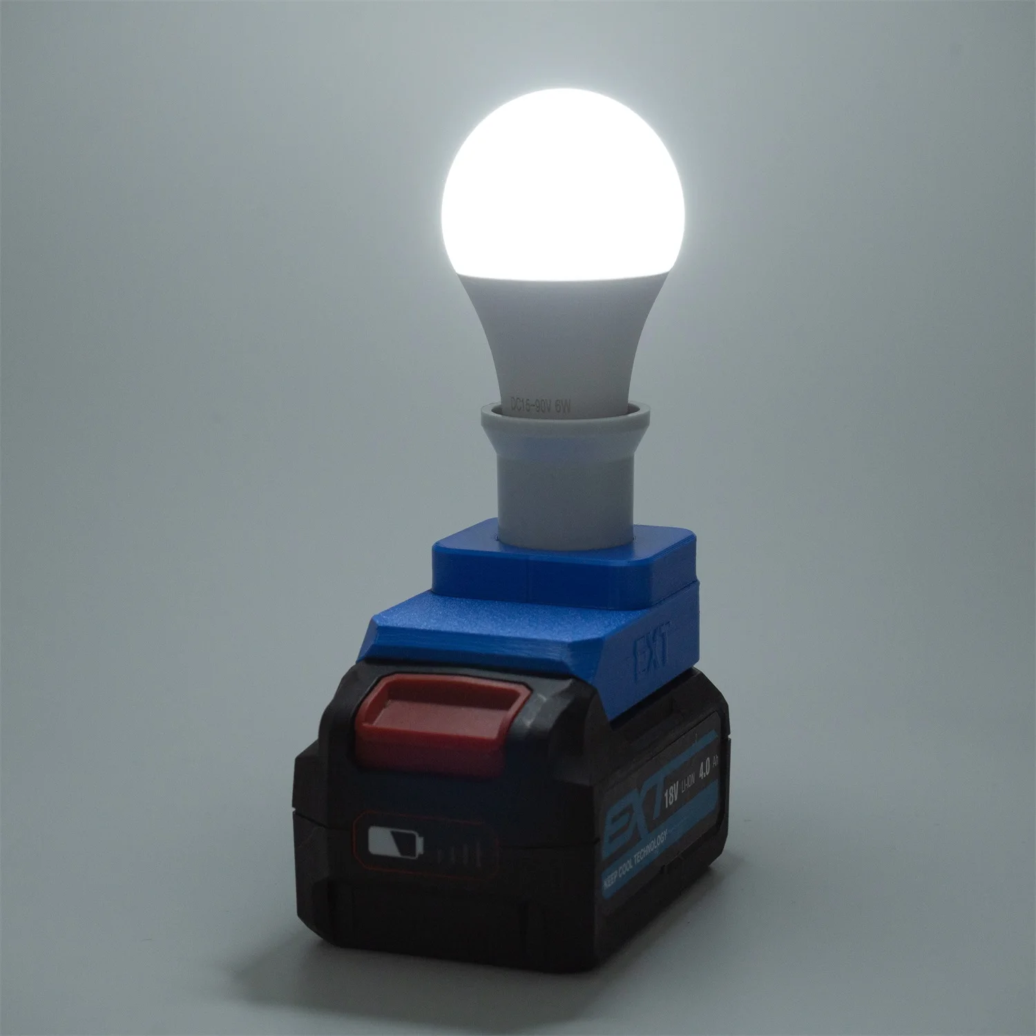Imagem -04 - Luz de Trabalho Led com Bateria de Lítio Lâmpada E27 5w Ext 18v 20v Lâmpada Portátil Interior e Exterior sem Bateria