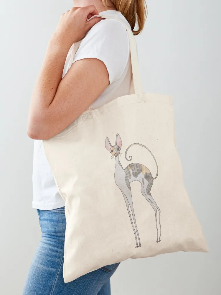 

Cornish rex Tote Bag reusable shopping bags bags luxury women Handbags reusable grocery bags