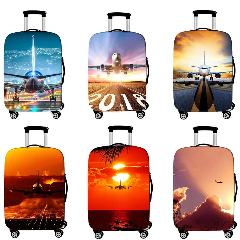 

Aircraft Trunk Travel Accessories Luggage Cover Suitcase Protection Baggage Dust Cover Elasticity Set Case for Travel Suitcase