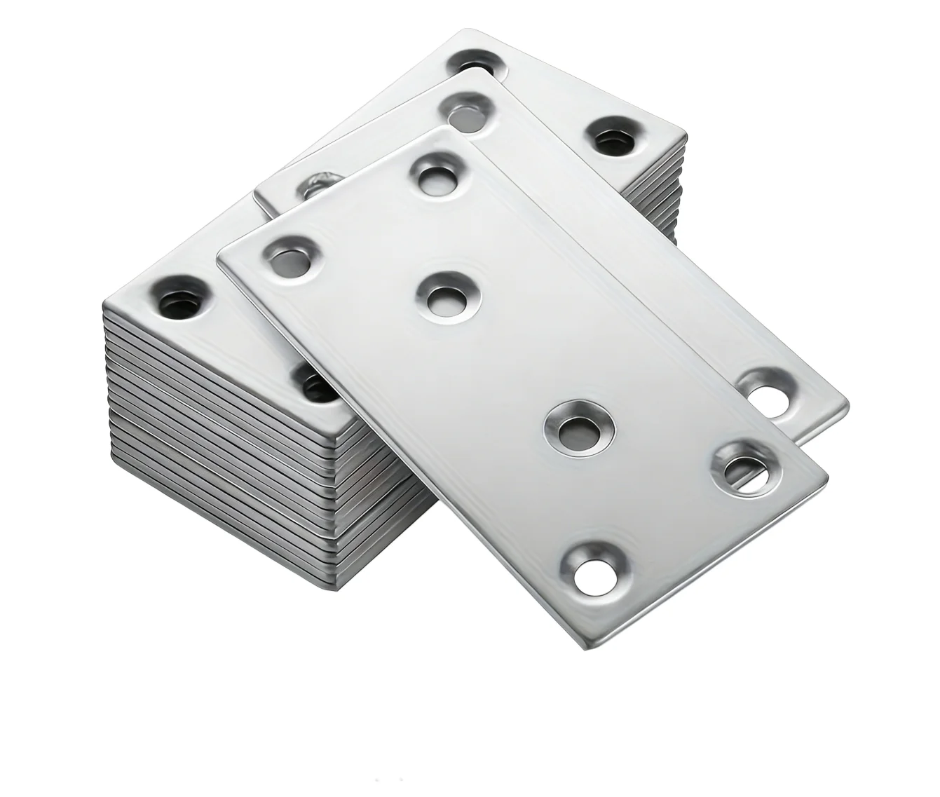 72 pieces, including 6 heavy-duty stainless steel flat repair plate corner brackets and 48 screws, multi-functional DIY repair