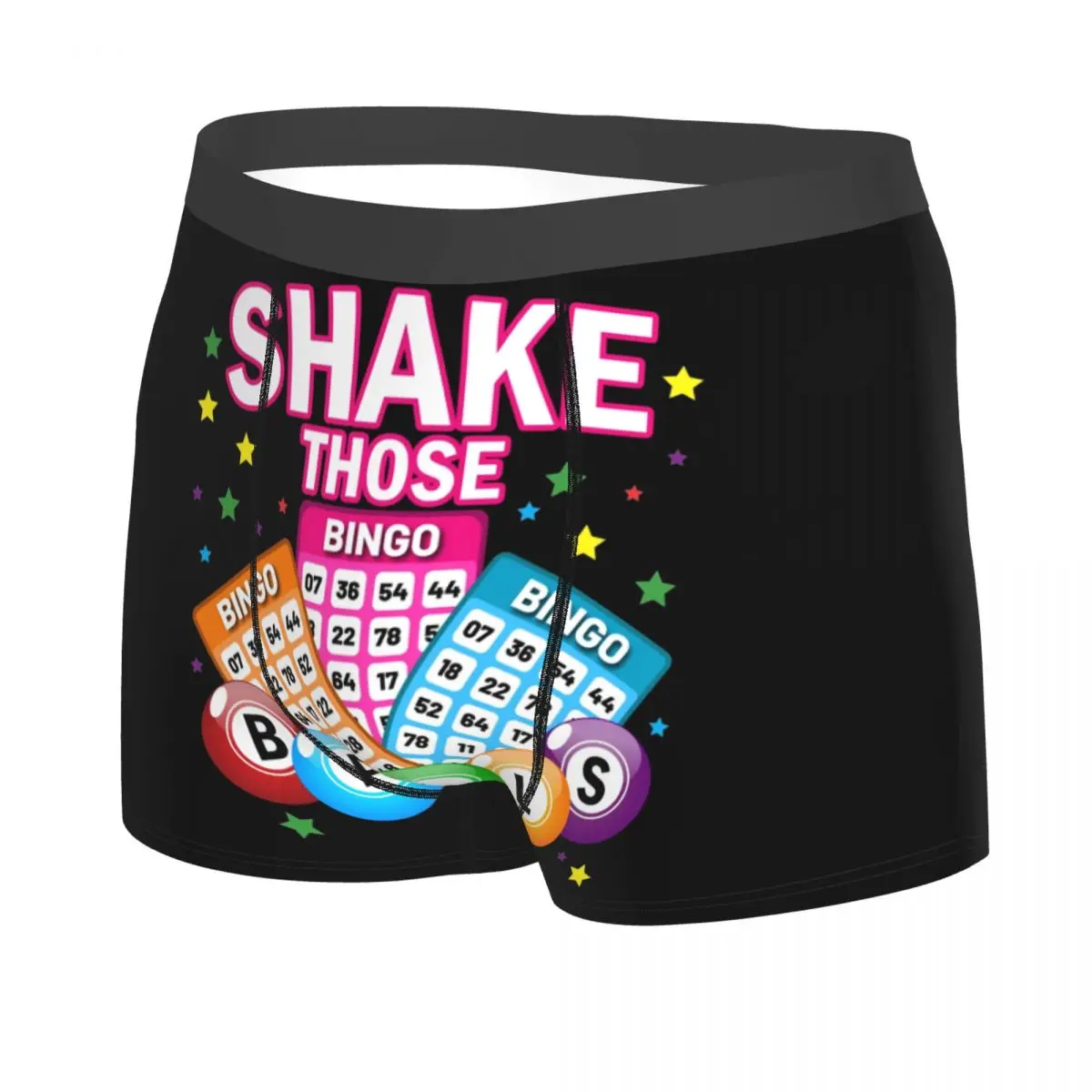Male Fashion Shake Those Balls Funny Bingo Underwear Boxer Briefs Men Soft Shorts Underpants