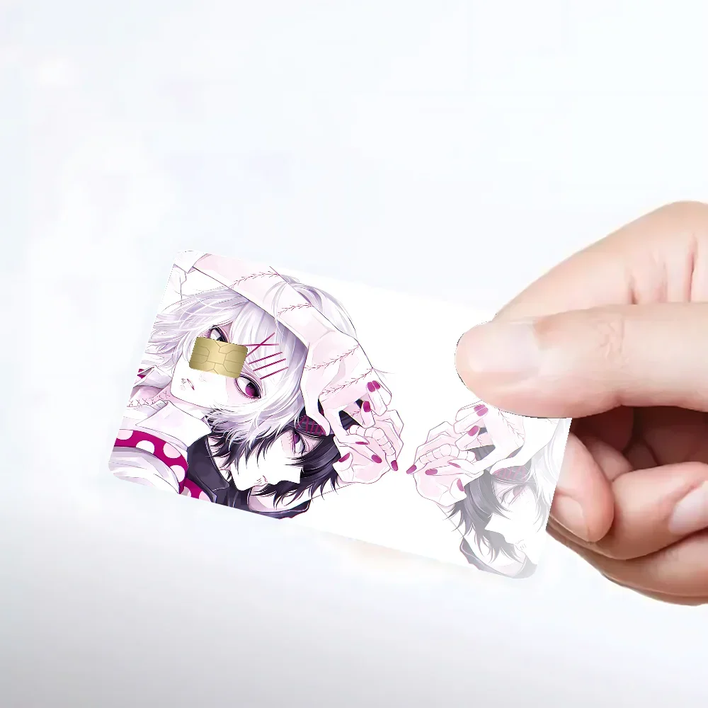 Tokyo Ghoul Suzuya Juuzou Anime Stickers For Debit Credit Card Or Save Shell On Off Ultra Thin No Fade Sticker Skin Cover Film