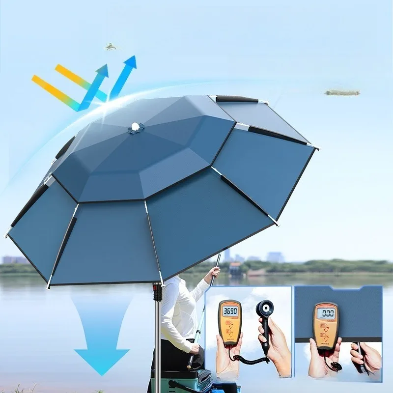 

New fishing umbrella three-fold fishing umbrella