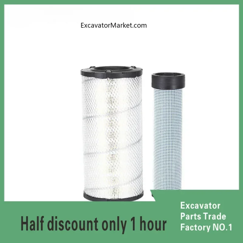 Excavator Accessories Air Filter P772580/P775302 Is Suitable for Sumitomo SH100 Kobelco SK100 LP02P00004/AF25352